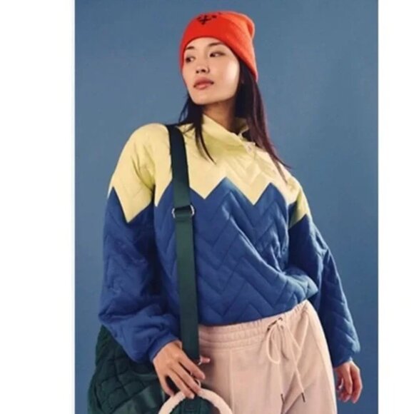 NWOT Free People Zig Zag Pullover - Picture 1 of 1